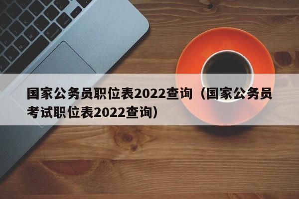 国家公务员职位表2022查询（国家公务员考试职位表2022查询）