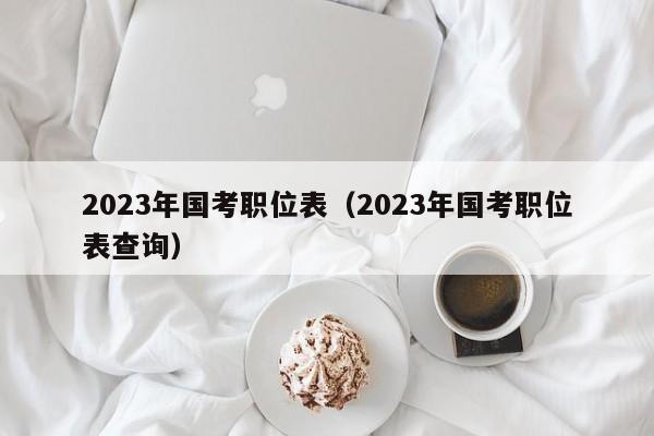 2023年国考职位表（2023年国考职位表查询）