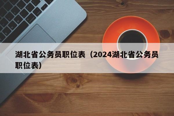 湖北省公务员职位表（2024湖北省公务员职位表）